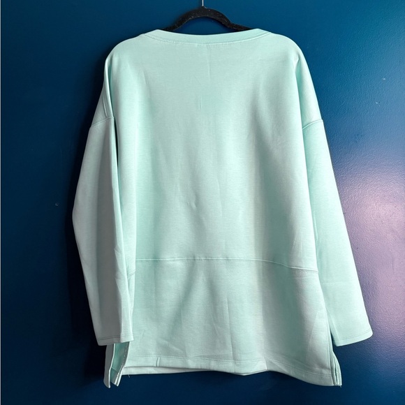 Scarlett Green Oversized Sweatshirt Relaxed Fit - Picture 6 of 6